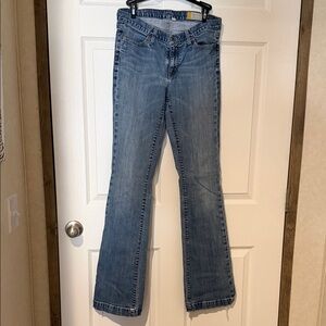 GAP Light Wash Straight-Leg Jeans in Blue